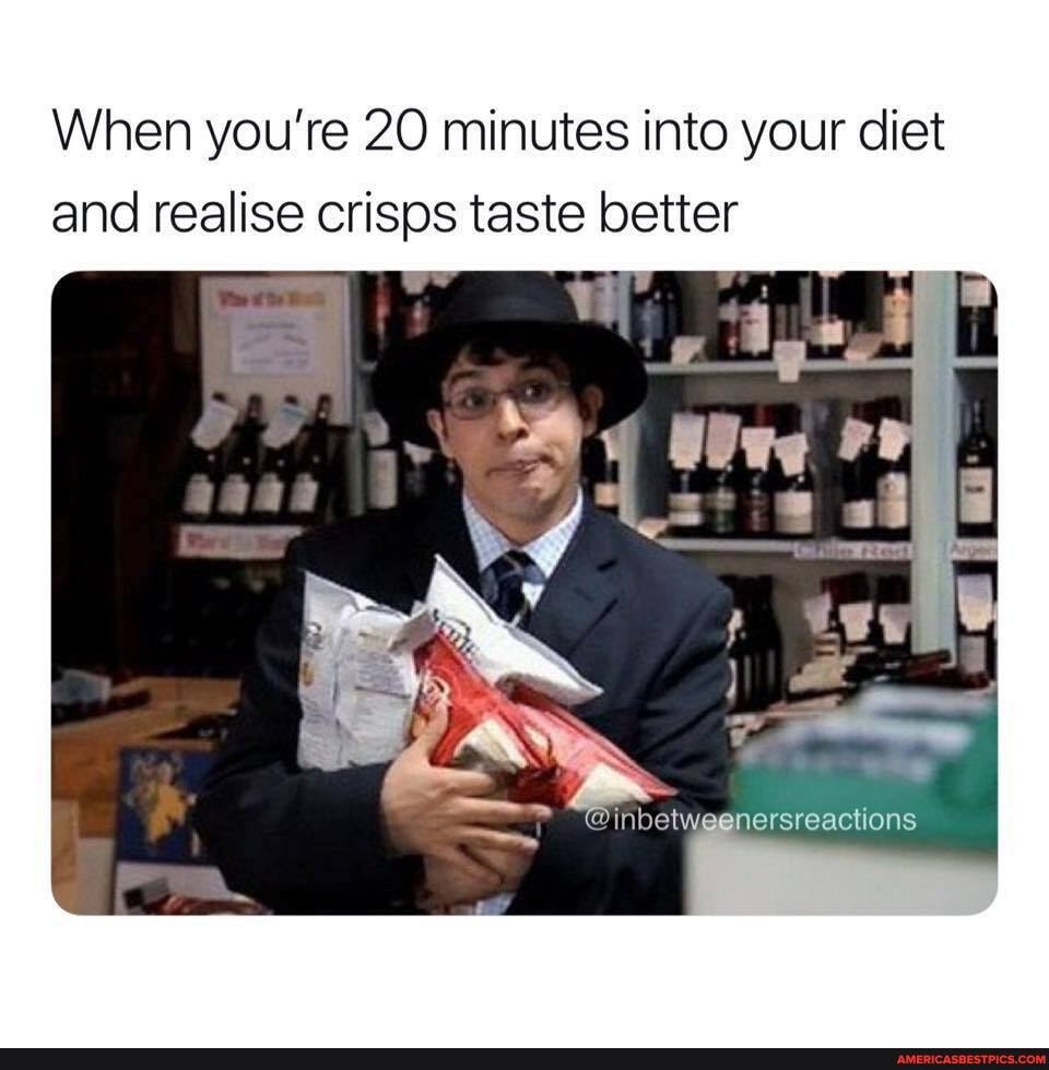 When you're 20 minutes into your diet and realise crisps taste better
AM
on
@inbetwee