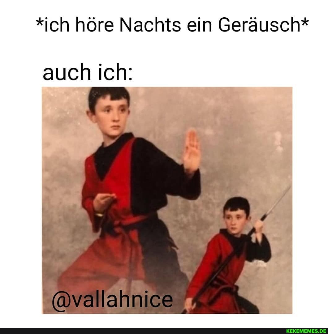 *ich höre Nachts ein Geräusch*
auch ich:
@vallahnice