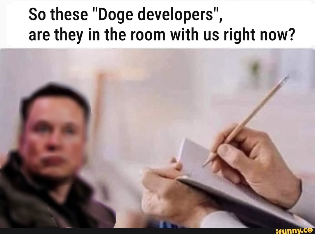 So These Doge Developers Are They In The Room With Us Right Now