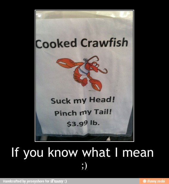 Suck my Head!
Pinch my Tail!
If you know what I mean - If you know what I mean
;)