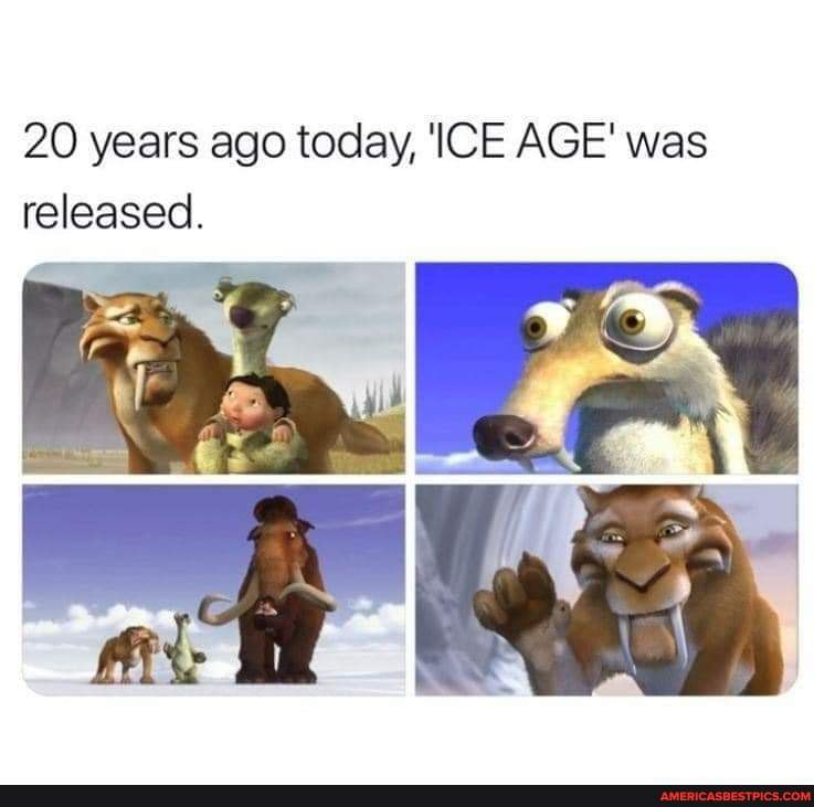 20 years ago today, 'ICE AGE' was released. 