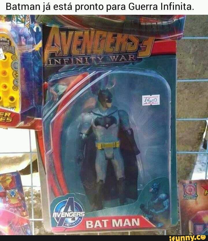 Batman j ja esta pronto para Guerra Infinita.
