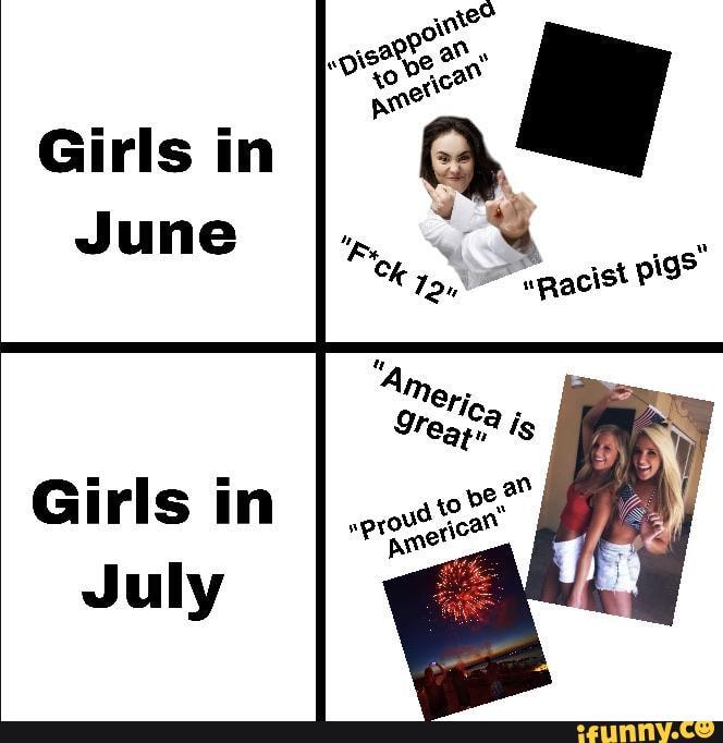 Qe Girls in
June
Girls in
July