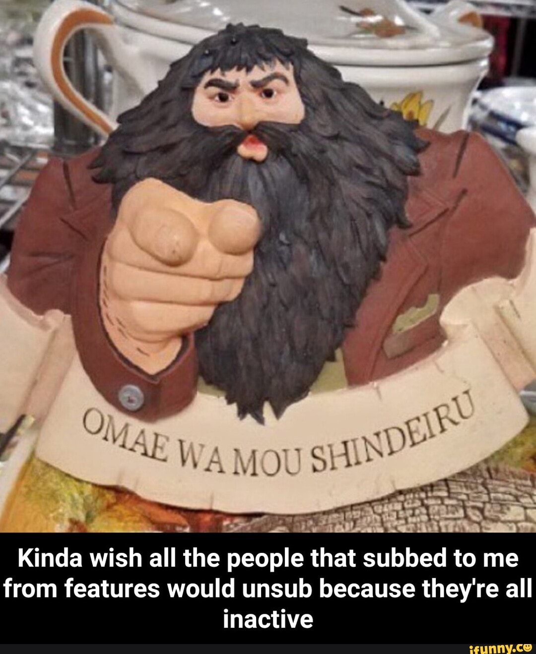 WA
Kinda wish all the people that subbed to me from features would unsub because they're all inactive - Kinda wish all the people that subbed to me from features would unsub because they're all inactive