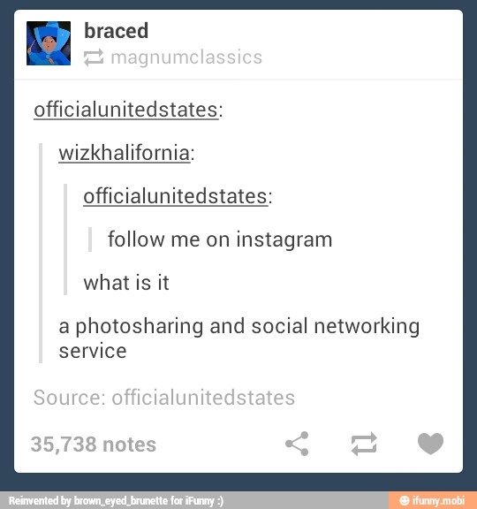 E braced
officialunitedstates:
wizkhalifornia:
officialunitedstates:
follow me on instagram
a photosharing and social networking
service