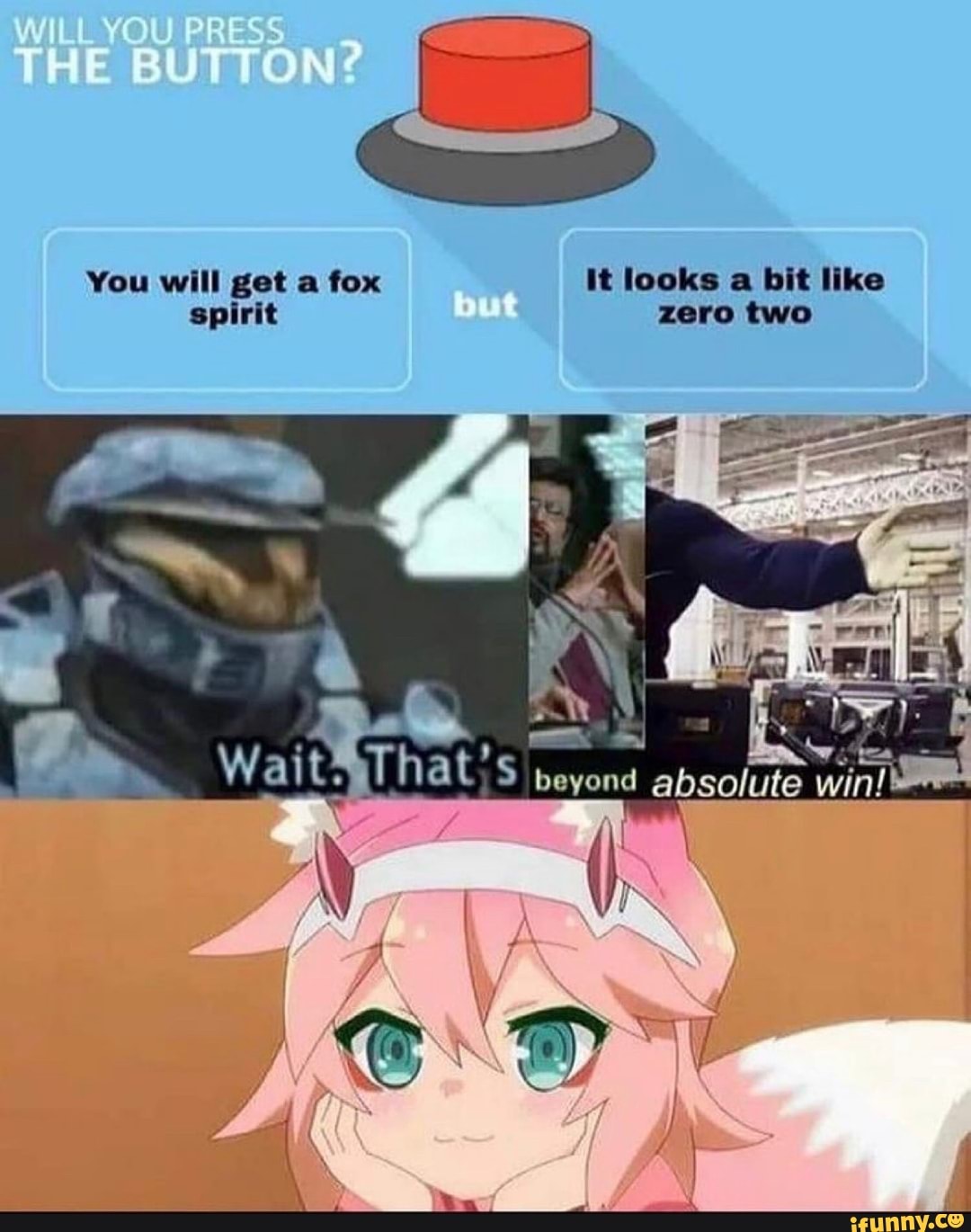 You will get a fox It looks a bit like spirit zero two
We hat beyond absolute