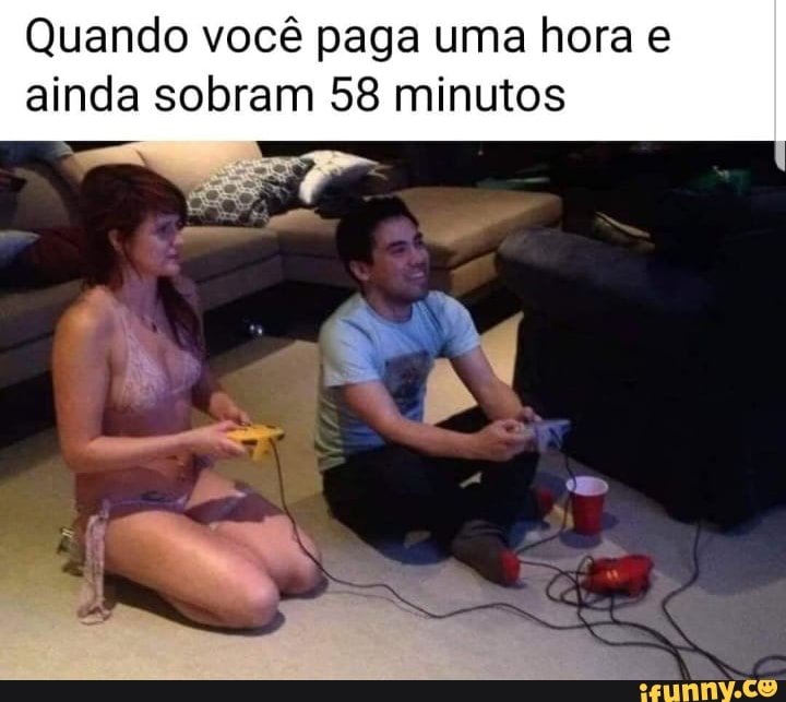 Quando você paga uma hora e ainda sobram 58 minutos
