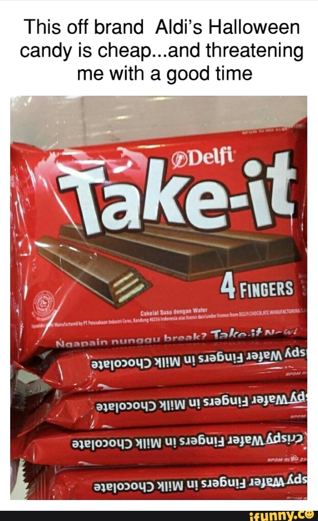 This off brand Aldi’s Halloween candy is cheap...and threatening me