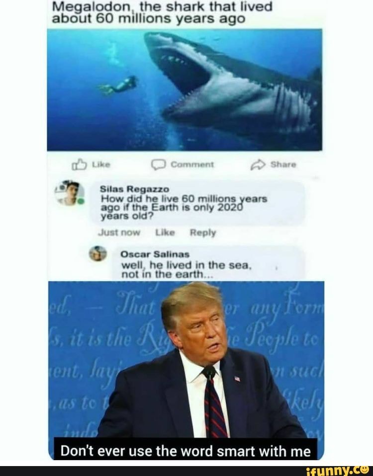 Megalodon, the shark that lived about 60 millions years ago Silas