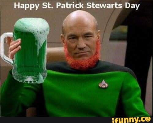 Happy St. Patrick Stewarts Day