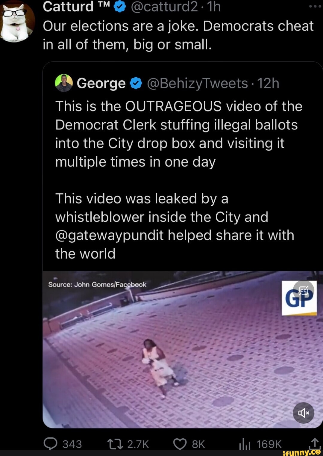 Catturd @catturd? Our elections are a joke. Democrats cheat in all of ...