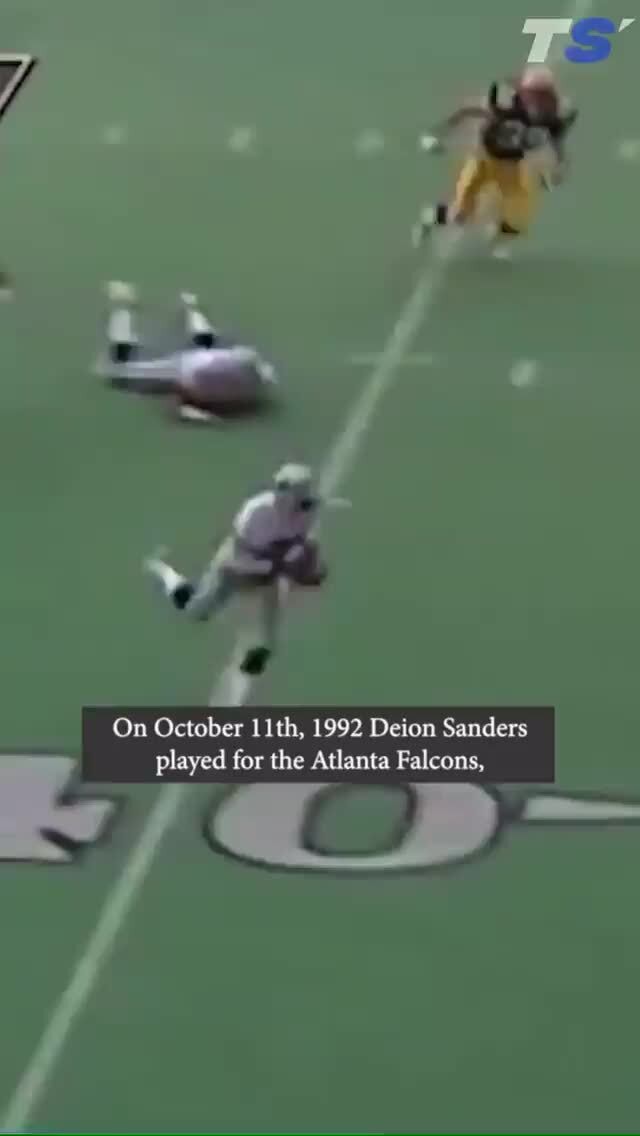 Deion Sanders was everywhere in October of 1992