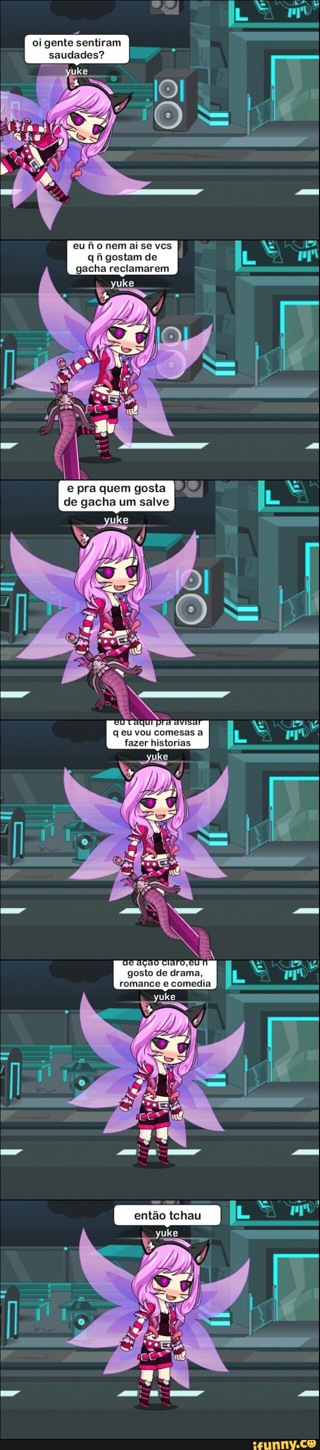 eu fio nemaise vcs
q h gostam de
gacha reclamarem
e pra quem gosta BJS
de gacha um salve
Saad