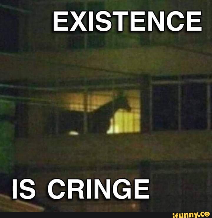 EXISTENCE
IS CRINGE