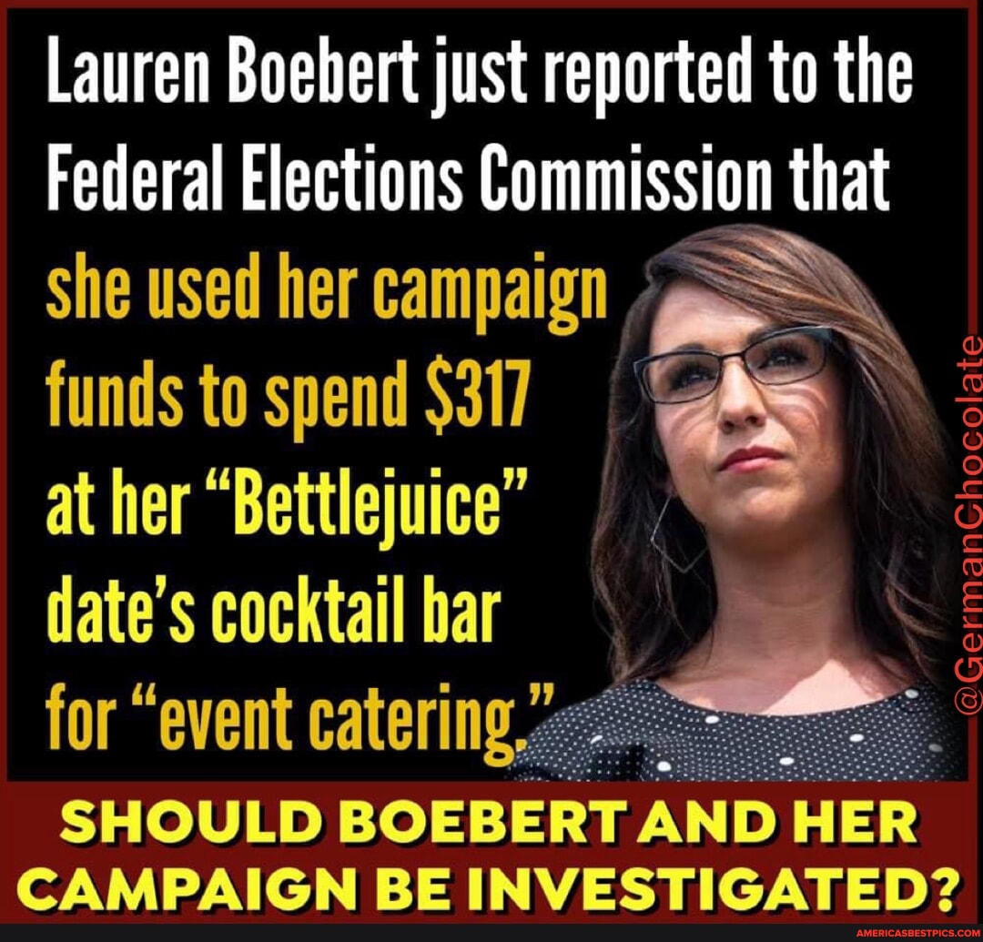 Lauren Boebert Just Reported To The Federal Elections Commission That