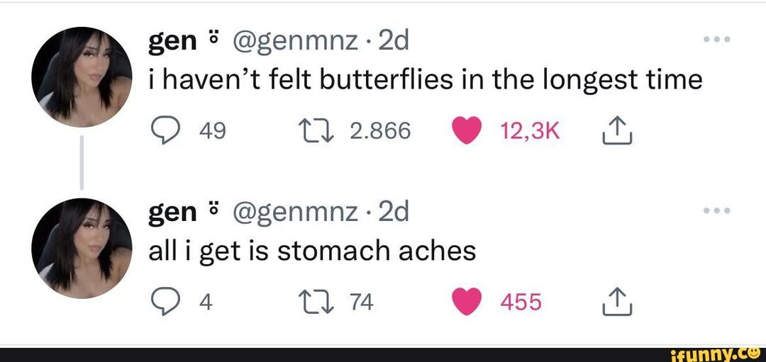 Gen genmnz 900 haven't felt butterflies in the longest time 49 2.886 2