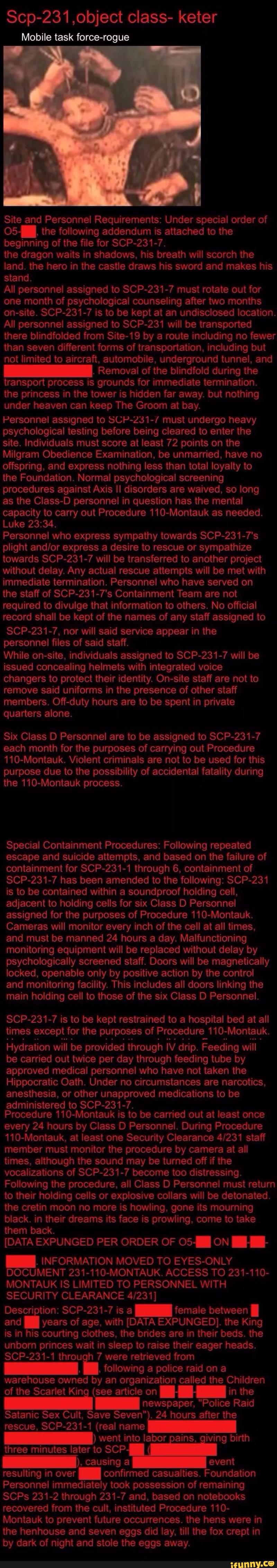 Scp 231 Object Class Keter Mobile Task Force Rogue There Blindfolded From Site 19 By A Route Including No Fewer Not Limited To Aircraft Automobile Underground Tunnel And Removal Of The Blindfold During The Transport