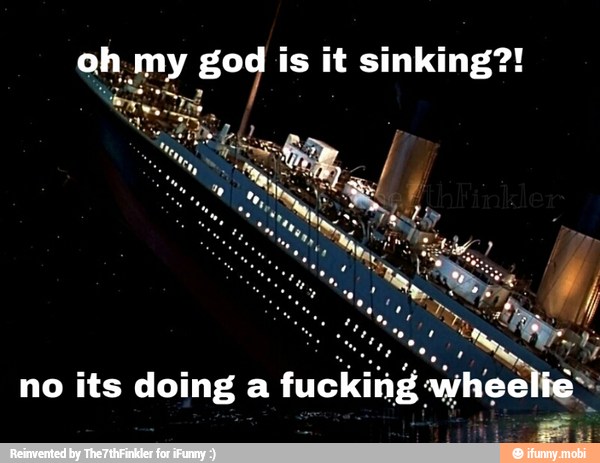 oh. y Bog is it sinking?!