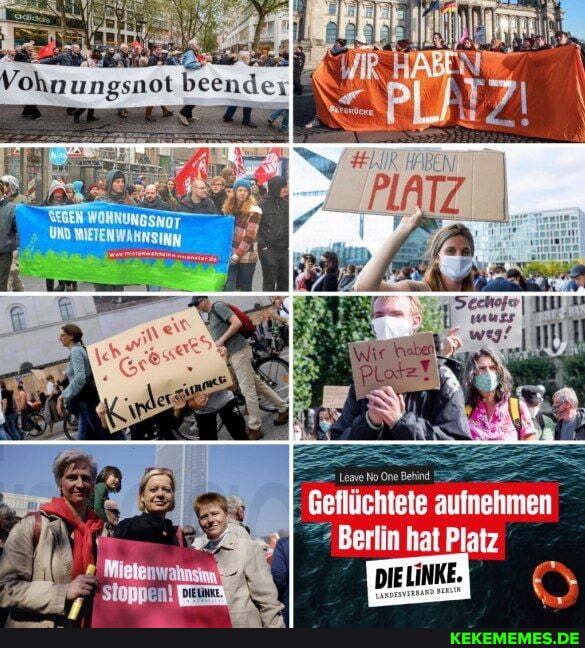 UND MIETENWAHNSINN
ch
Geflüchtete aufnehmen
Berlin hat Platz