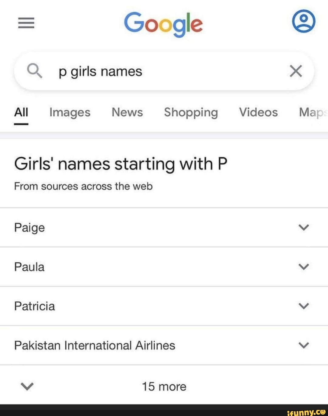 = Google pgirls names All Images News Shopping Videos Ma Girls' names