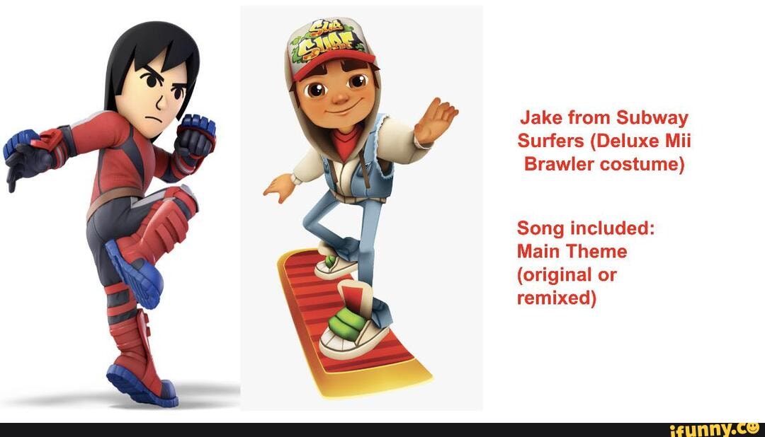 Jake (Subway Surfers) [Super Smash Bros. (Wii U)] [Mods]