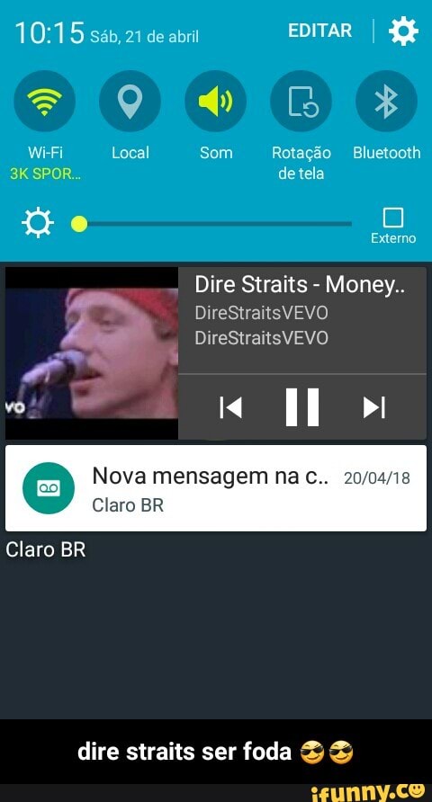 Dire Straits
Money..
42
Nova mensagem na c.. 20/04/18
Claro BR
Claro BR
dire straits ser foda SS - dire straits ser foda 😎😎