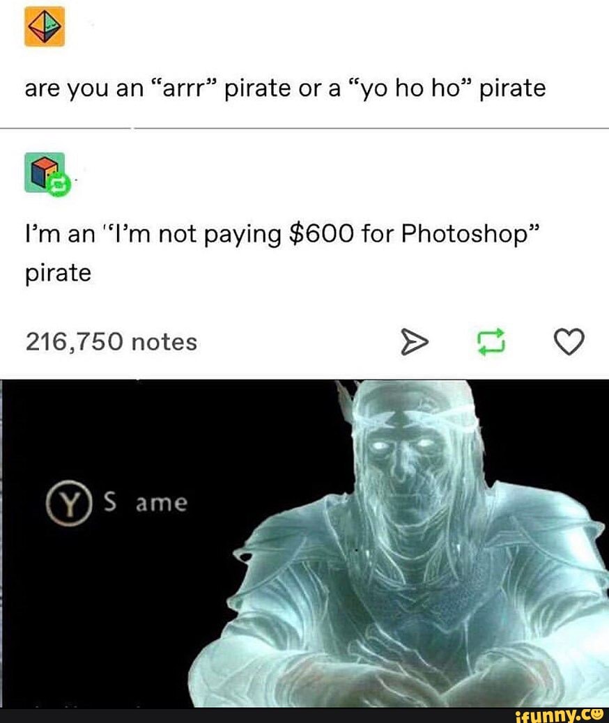 photoshop pirate reddit 2023