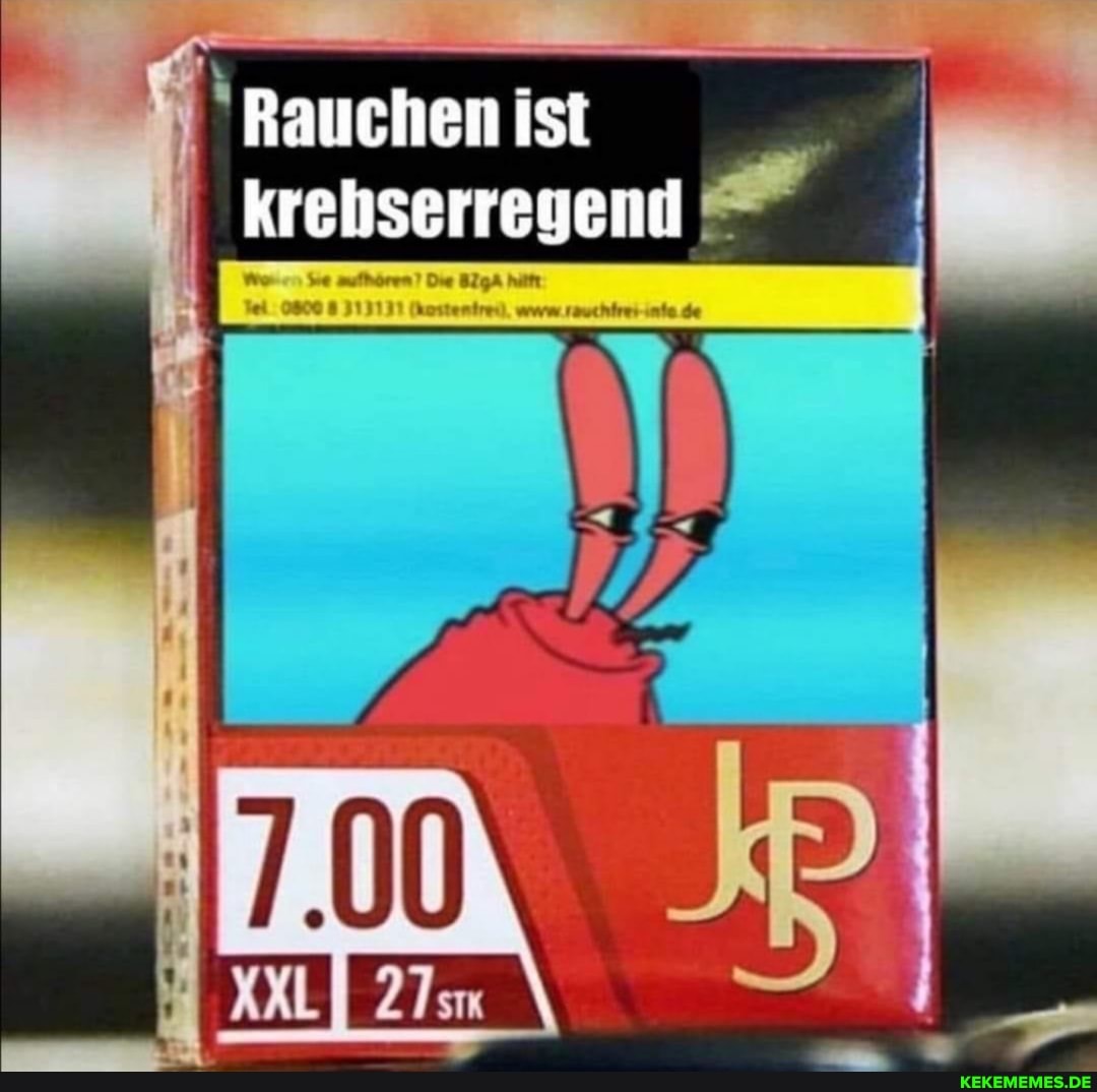 Rauchen ist krebserregend