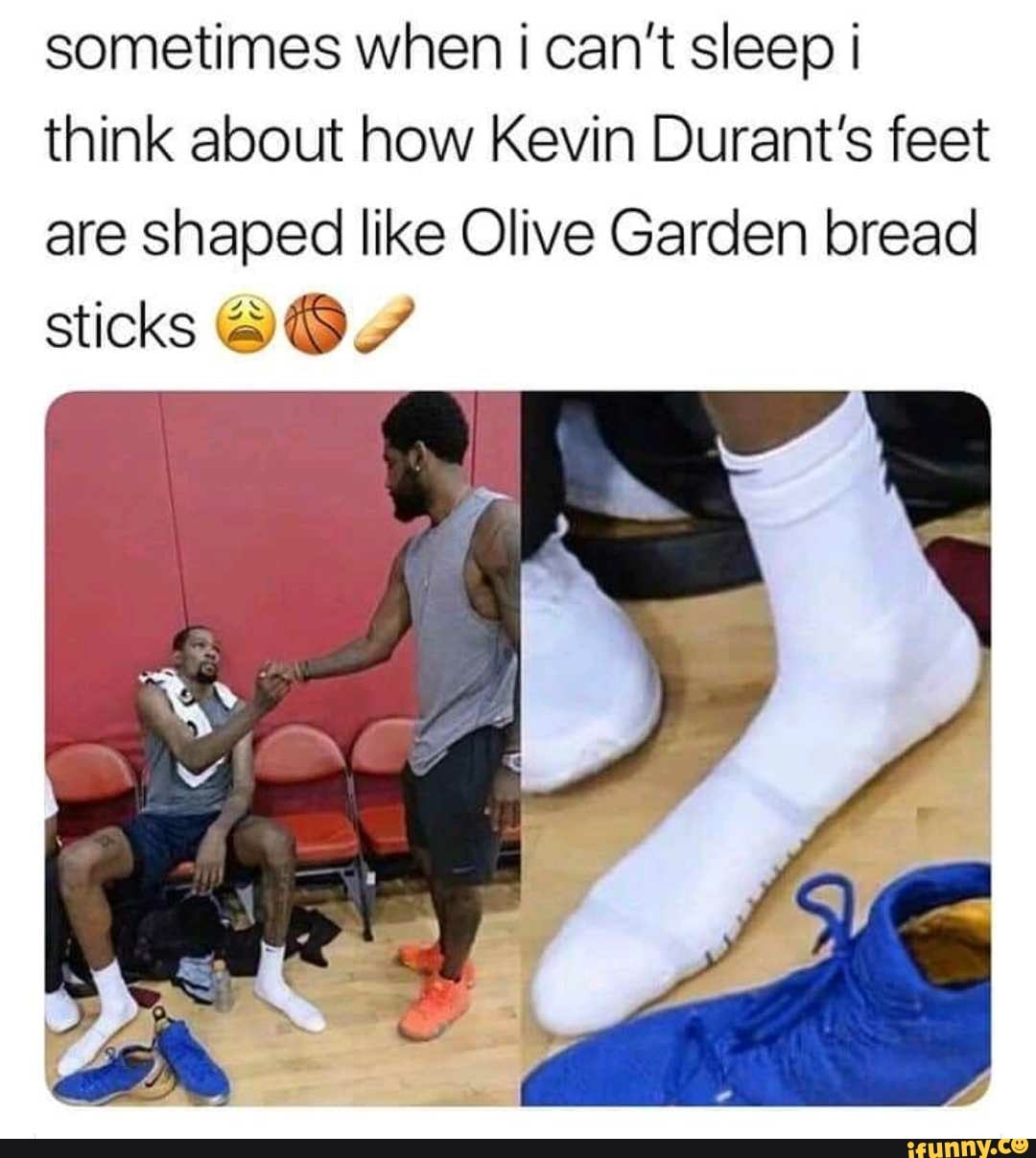 kevin durant's foot