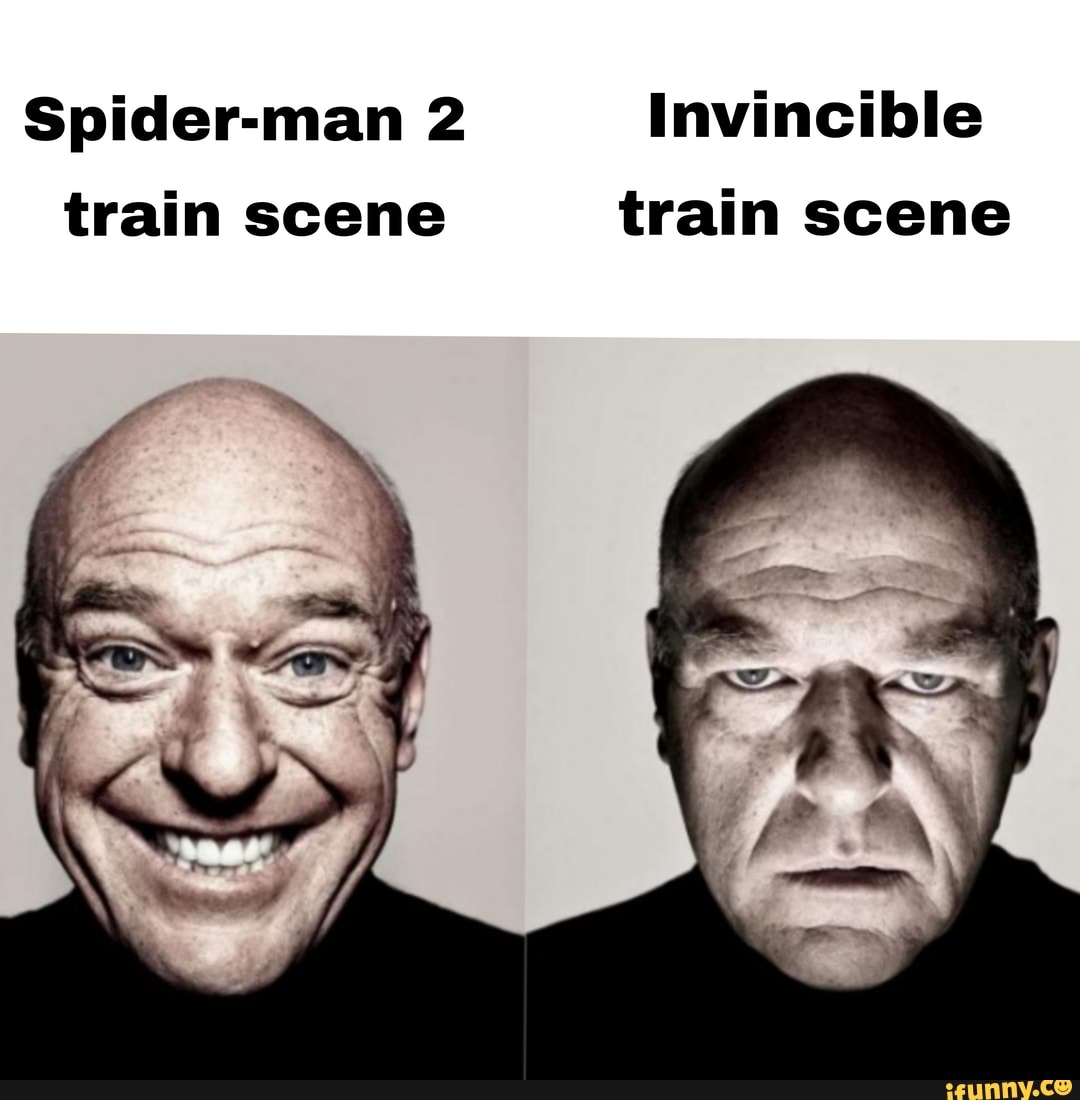 Spider-man 2 Invincible train scene train scene - iFunny