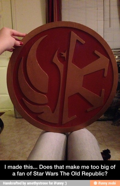 I made this... Does that make me too big of
a fan of Star Wars The Old Republic? - I made this... Does that make me too big of a fan of Star Wars The Old Republic?