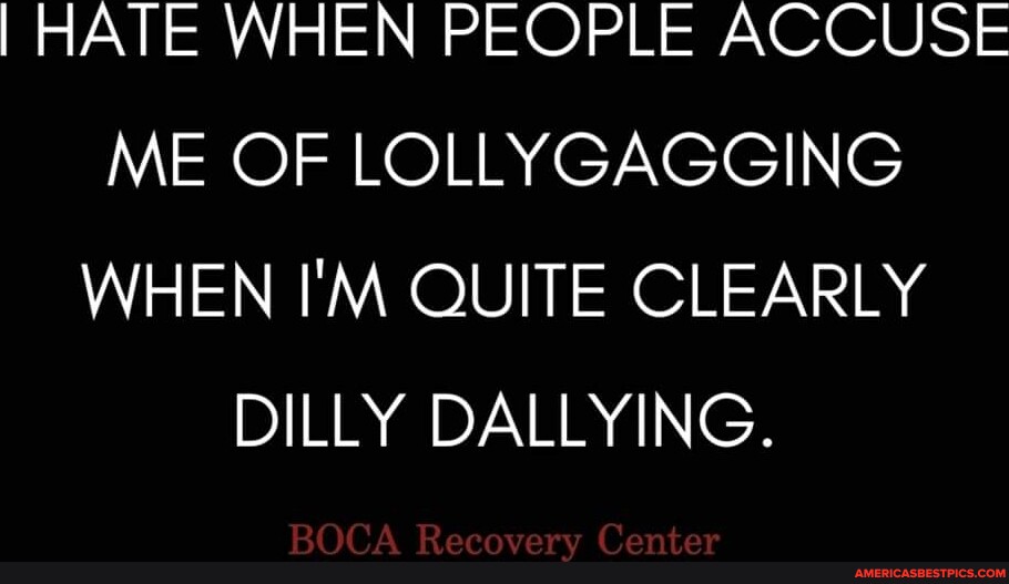 Lollygag or Dilly Dally? #lollygagging #dillydallying #memes #memestik