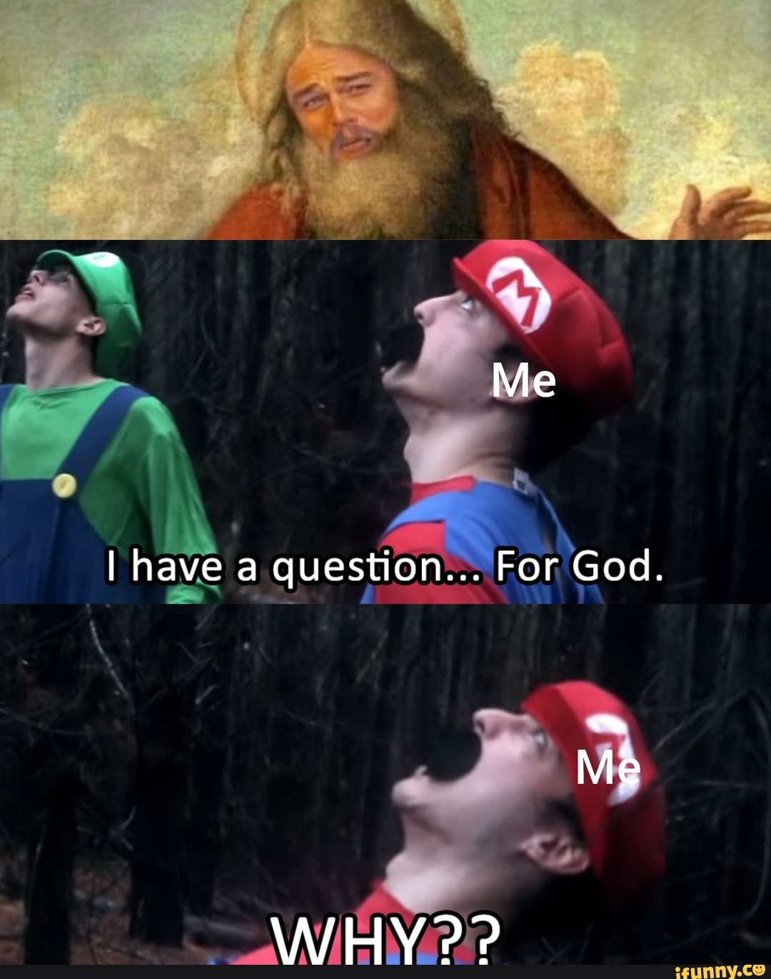 I have a question For God. - iFunny