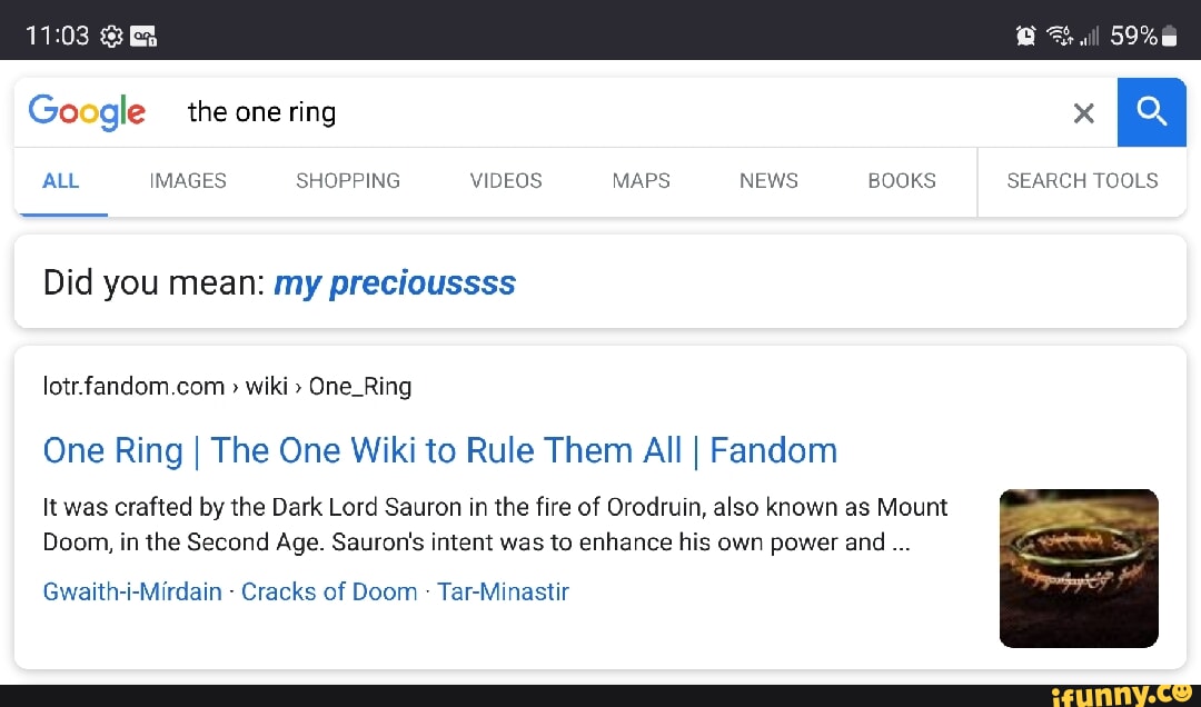 One Ring, The One Wiki to Rule Them All