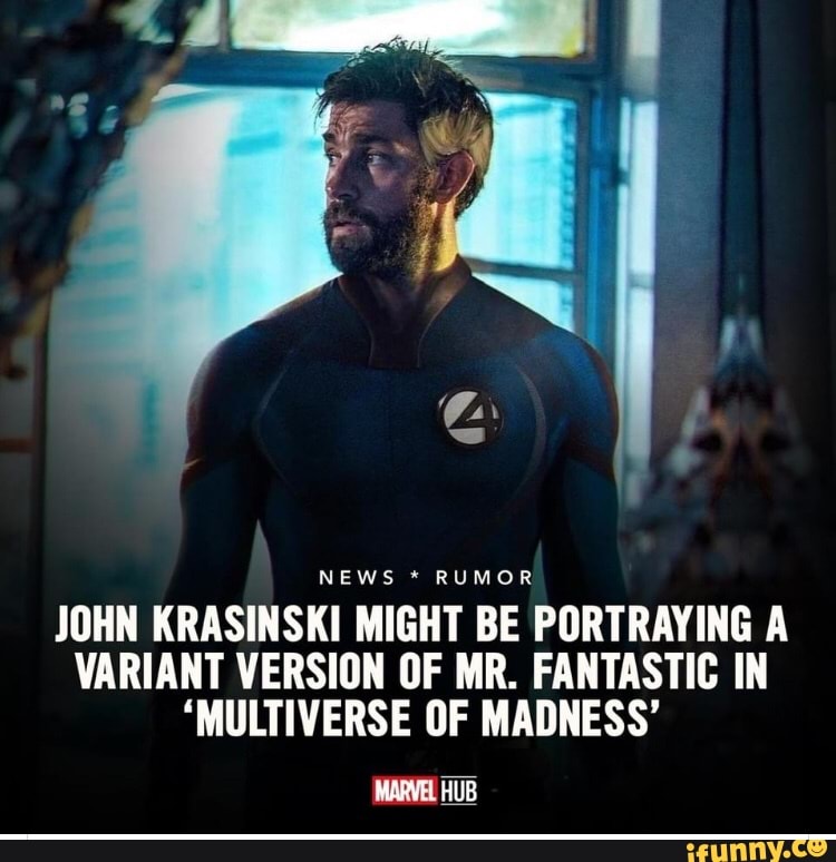 NEWS * RUMOR JOHN KRASINSKI MIGHT BE PORTRAYING A VARIANT VERSION OF MR