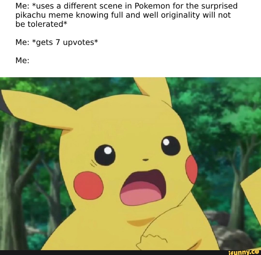 Pokemon Pikachu meme 7