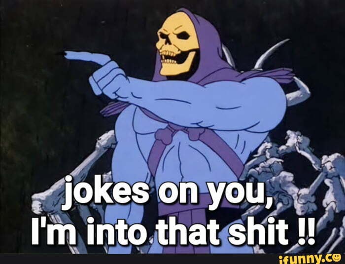 Jokes on you, I'm into that shit - iFunny