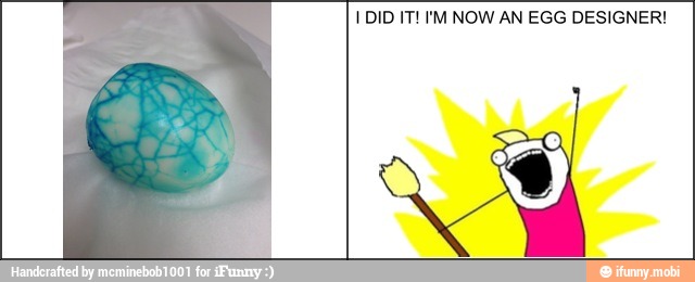 I DID IT! I'M NOW AN EGG DESIGNER!