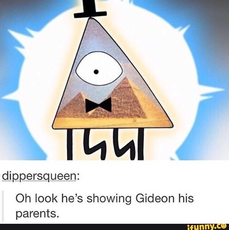 dippersqueen:
Oh look he's showing Gideon his
parents.