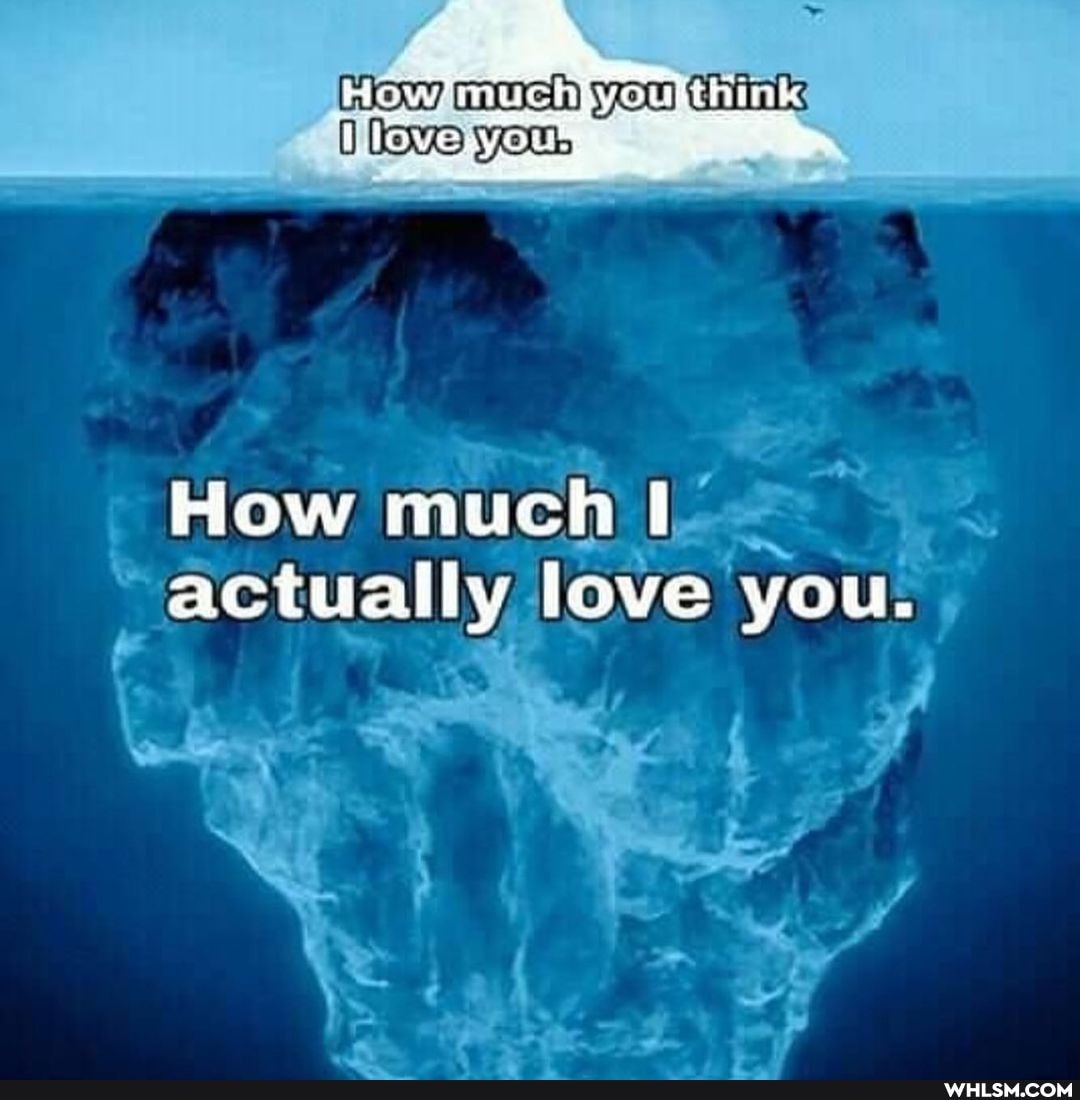 Mow much you hints
How much
actually love you: