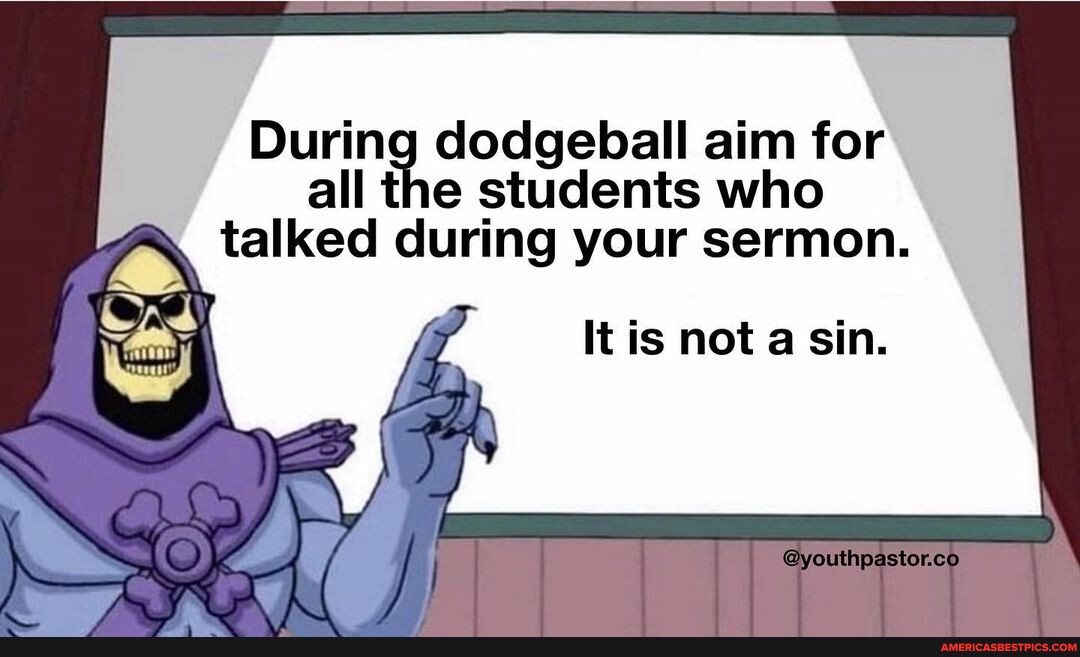Follow me for more youth pastor hacks 😅 During dodgeball aim for all