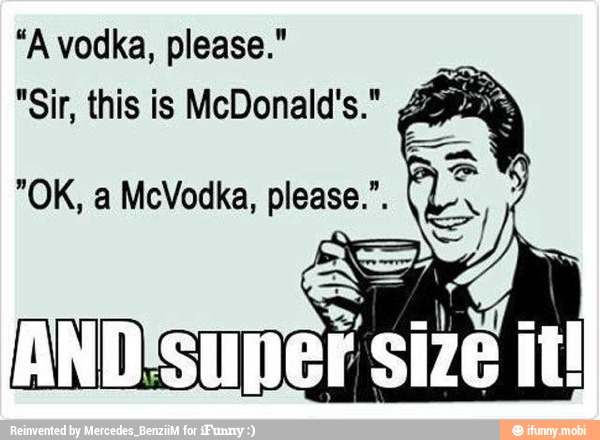 "Sir, this is McDonald's."
ESTA i