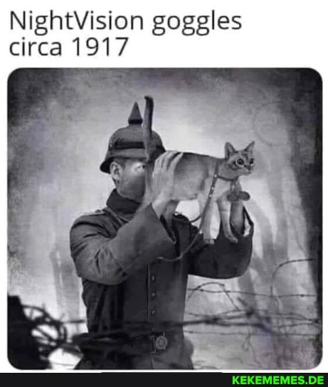 NightVision goggles circa 1917