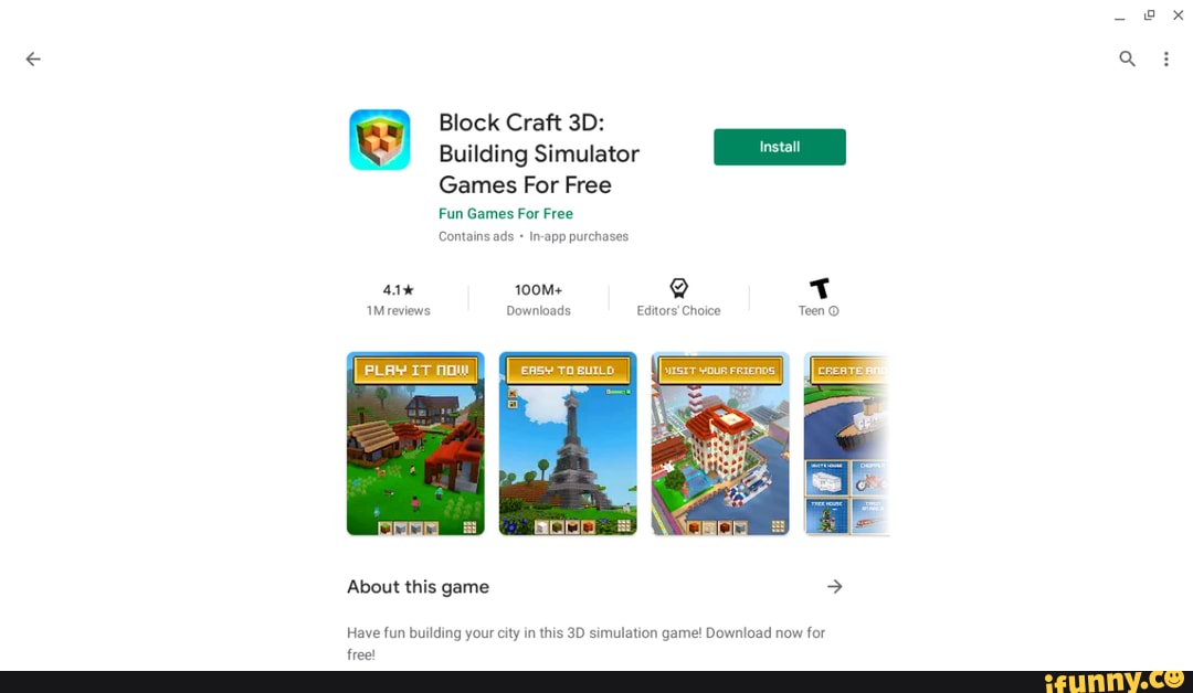 Block Craft Games For Free Fun Games For Free Contains ads In-app