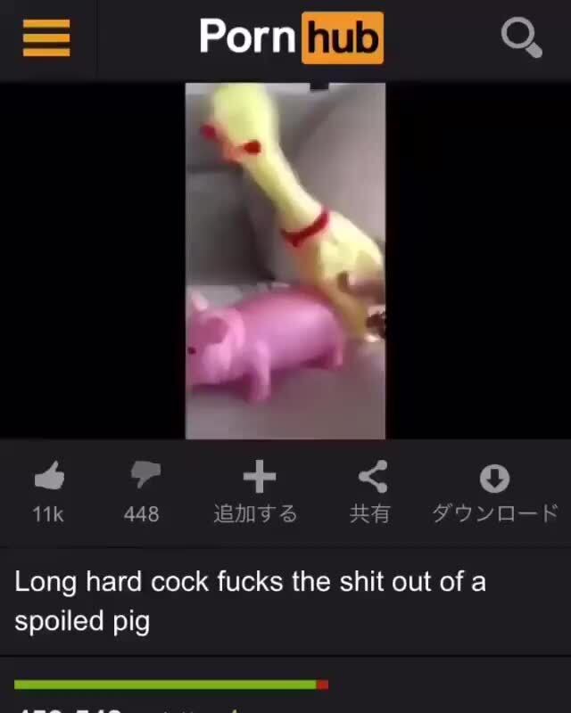 Long hard cock fucks shit