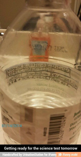Getting ready for the science test tomorrow - Getting ready for the science test tomorrow