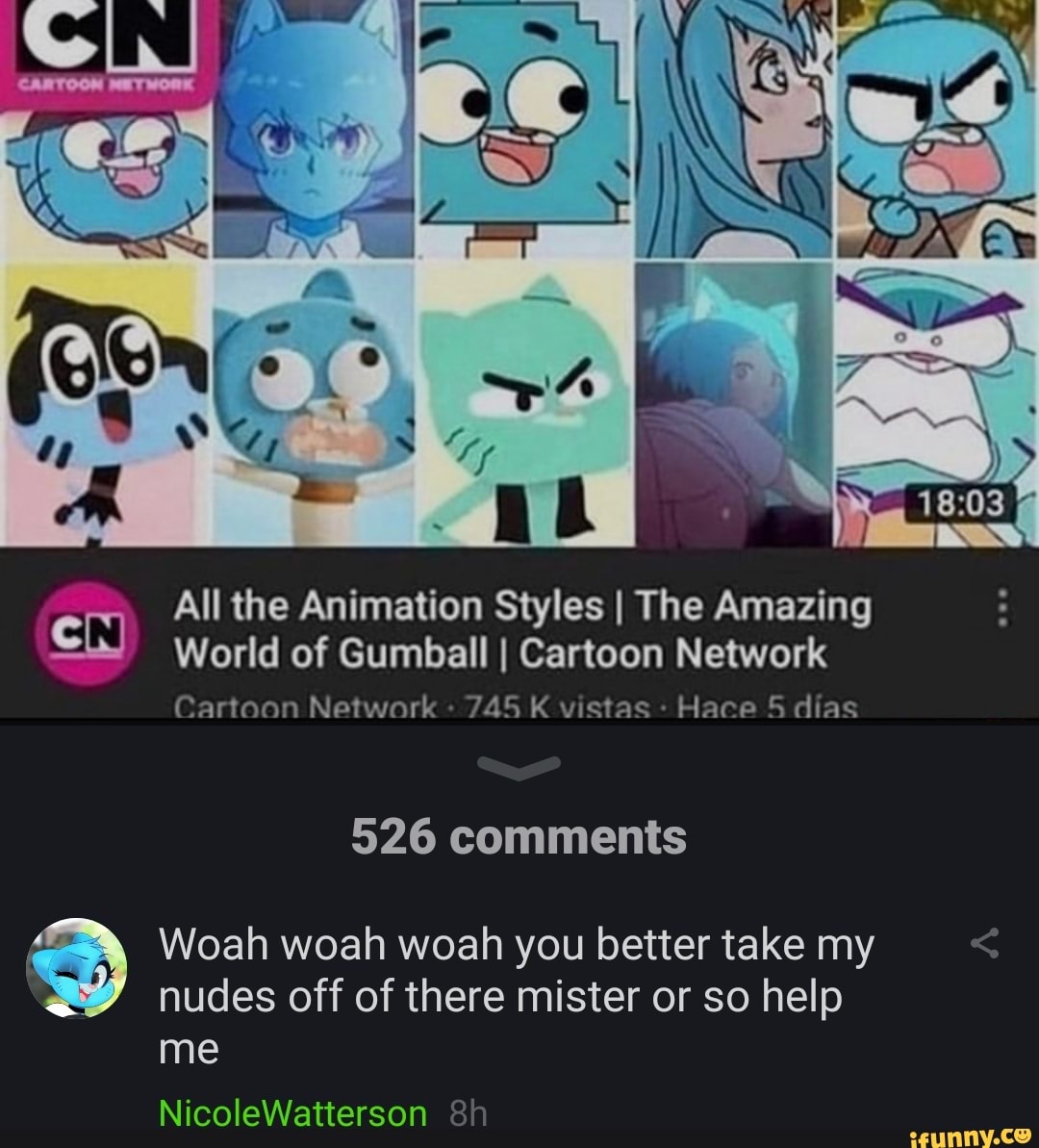 All the Animation Styles I The Amazing World of Gumball I Cartoon Network  Cartoon Network 745