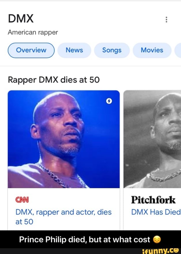 American Dead Rapper DMX American rapper Overview News Songs Movies Rapper DMx dies at SO ...