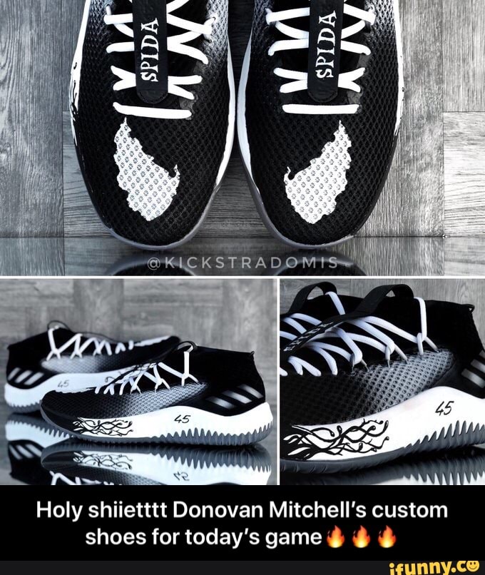 donovan mitchell custom shoes