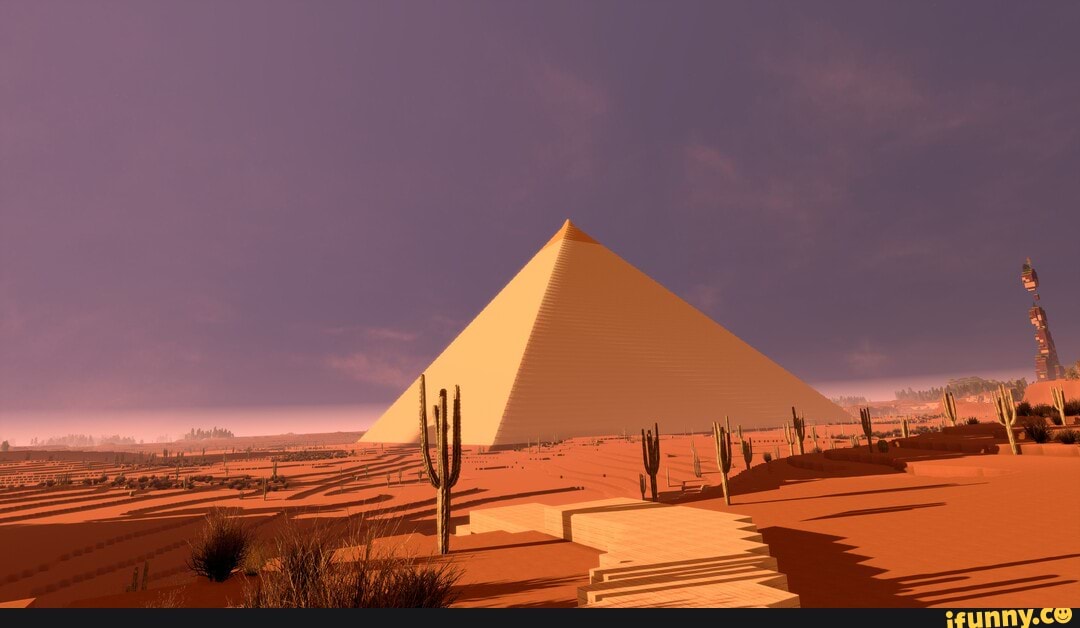 Giza Pyramid | Built by: B4nH4mm3r plays - iFunny